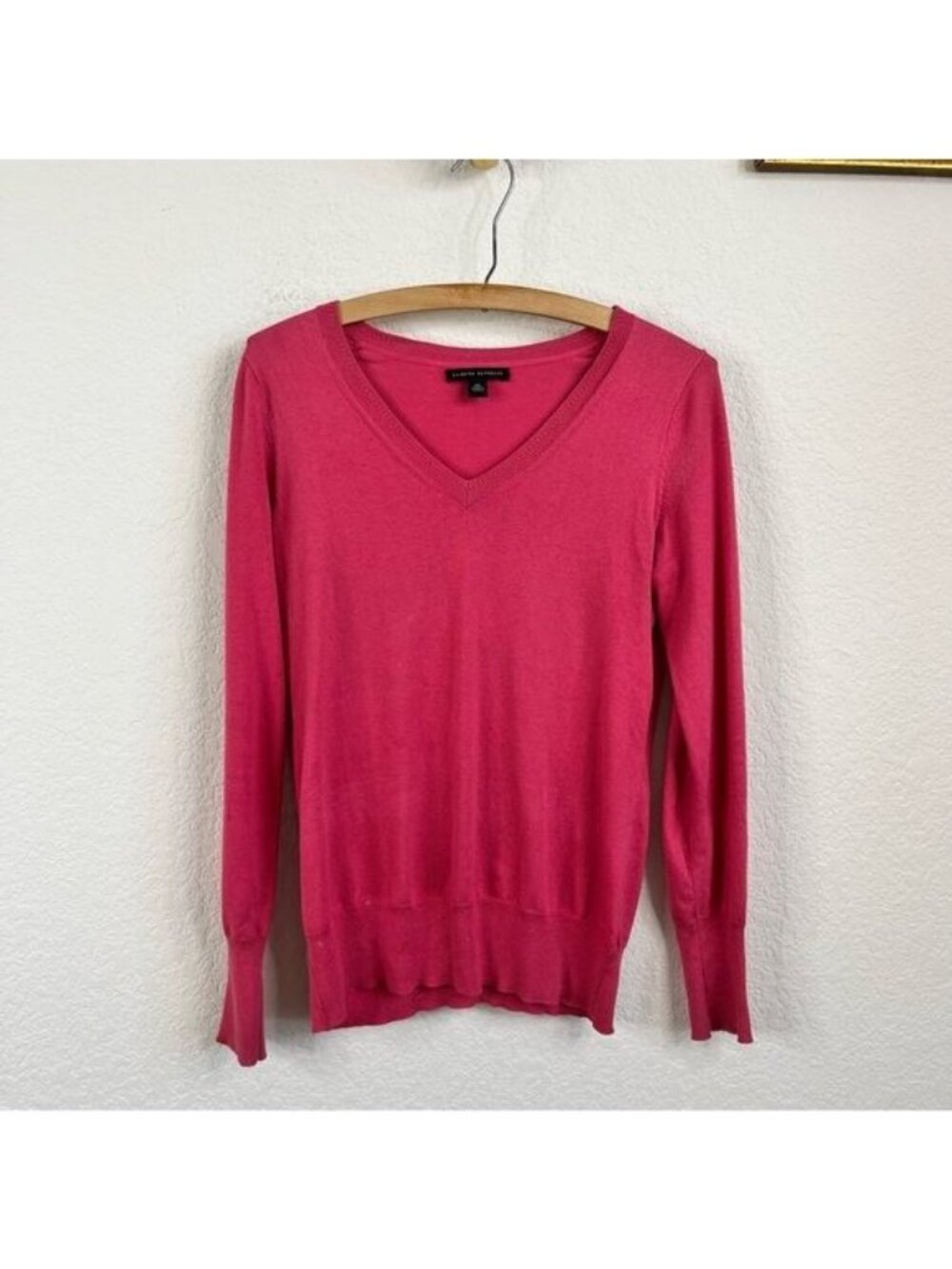 Banana Republic Silk Blend V Neck Sweater